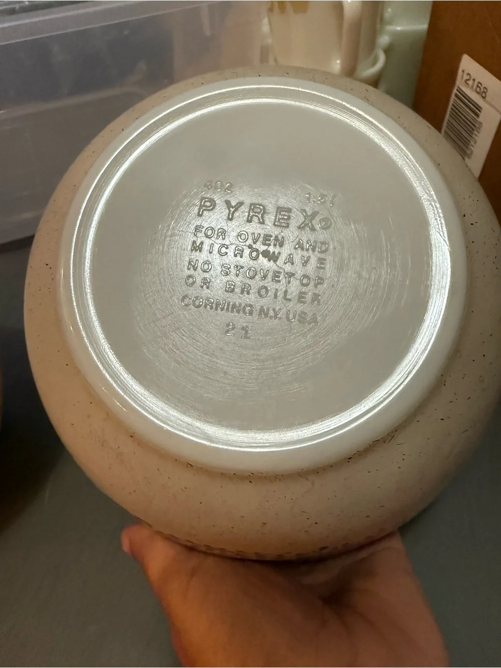 Lot of 2 Vintage Pyrex Homestead Blue Flowers Mixing Bowls 401 & 402 Like new!